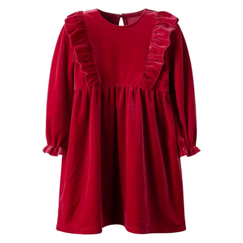 Name It - Julekjole Rinne Velour Jester Red