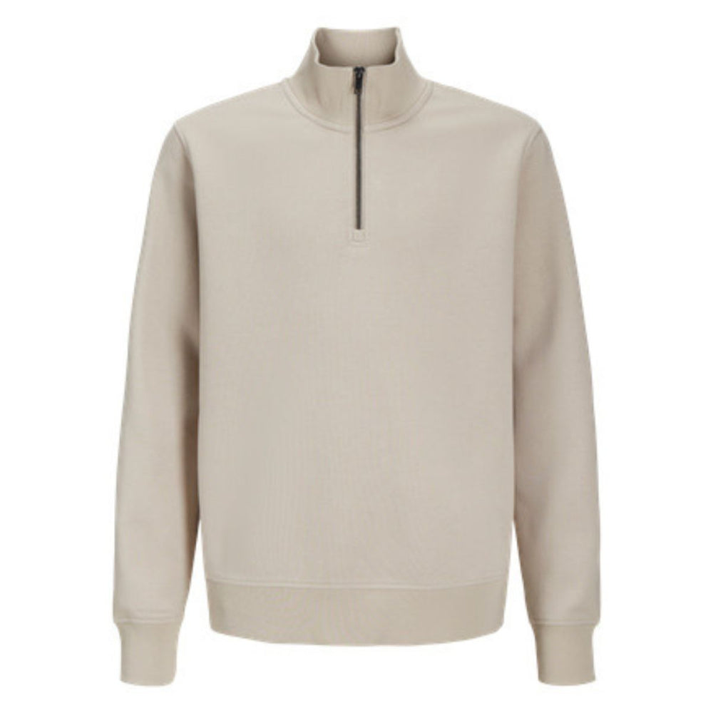 Jack & Jones - Genser Sweat Halfzip Bradley Moonbeam