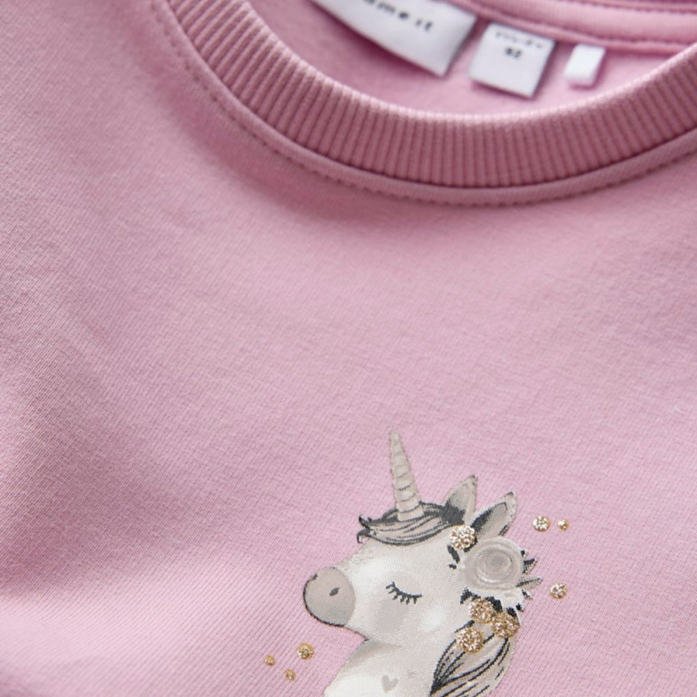 Name It - Genser Sweat Divina Cameo Pink
