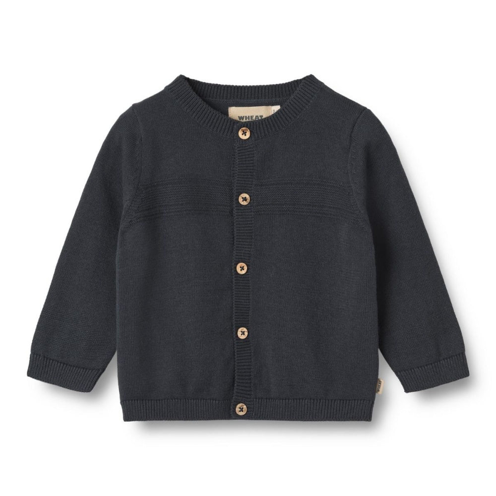 Wheat - Cardigan Baby Sofus Navy