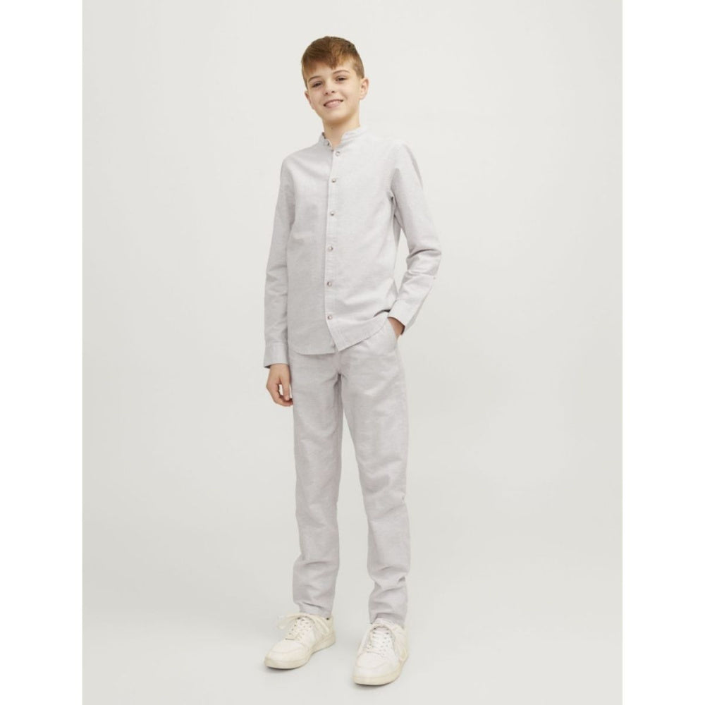 Jack & Jones - Linbukse Klassisk Crockery Melange