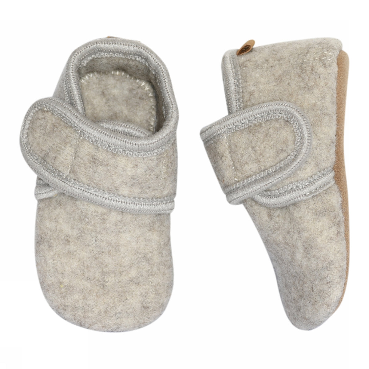 Melton - Ulltøfler Cosy Beige Melange