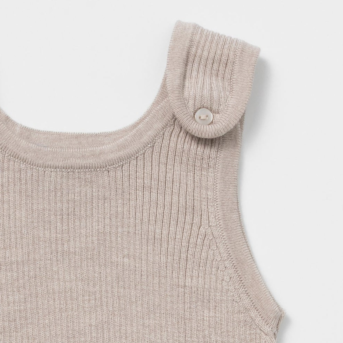 Lillelam - Sparkebukse Rib Light - Lys Beige
