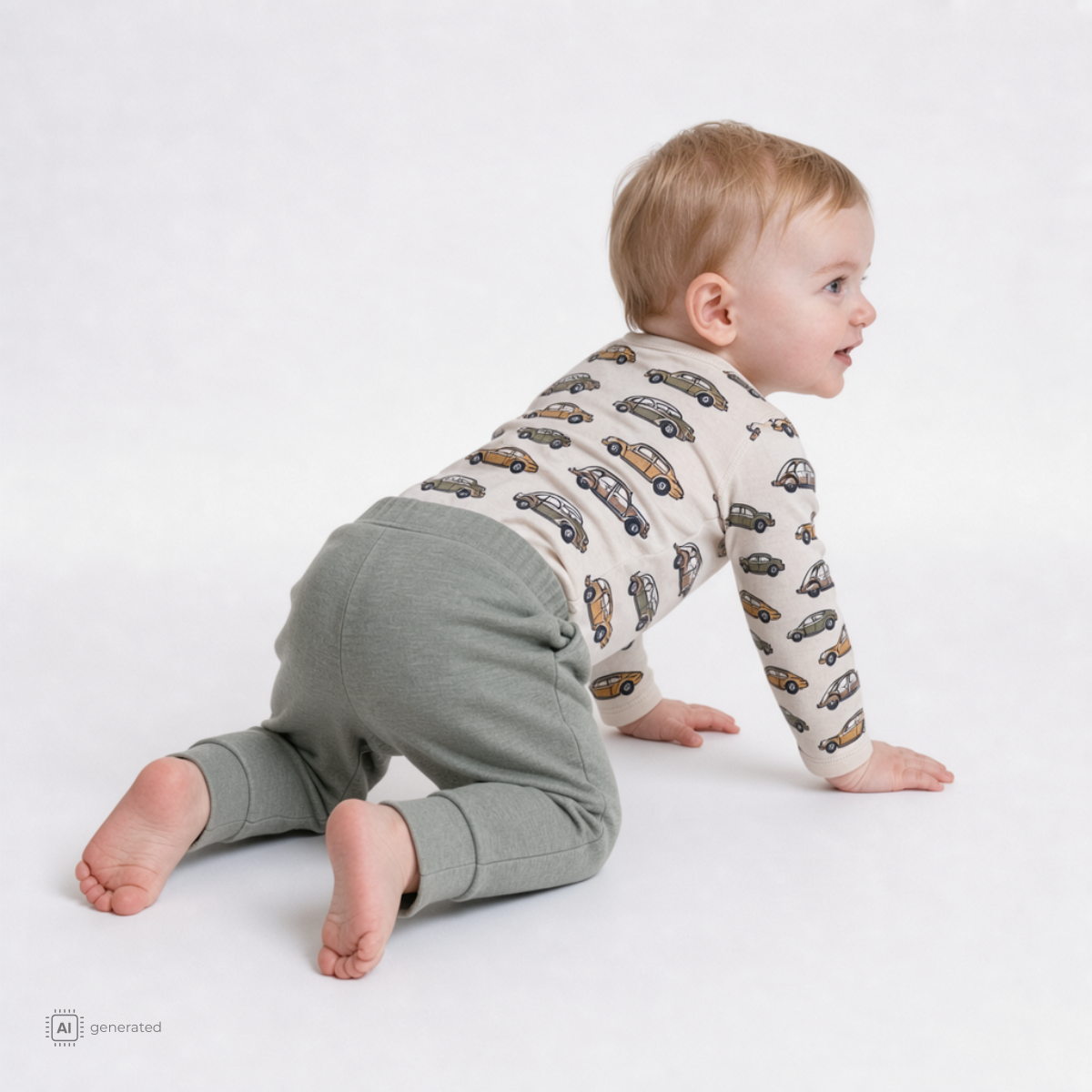 Hust and Claire - Bukse Ull og Bambus Gaby Forest Fog