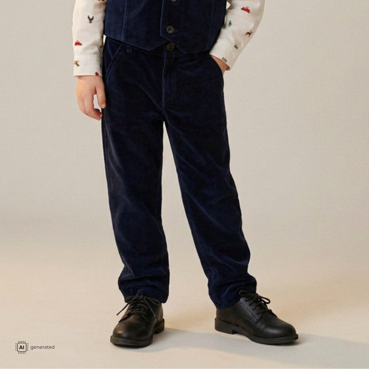 Hust and Claire - Bukse Tage Molskin More Navy
