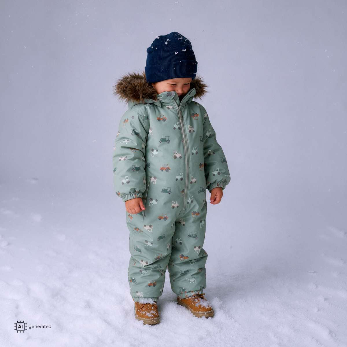 Name It - Vinterdress Snow10 Iceberg Green