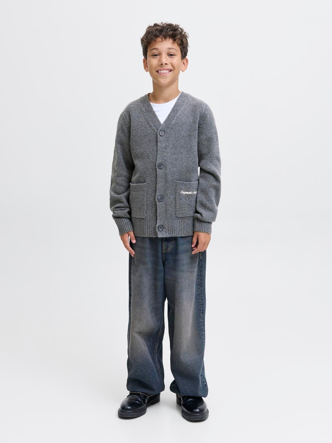 Jack & Jones - Cardigan Jornorrebro Dark Grey Melange