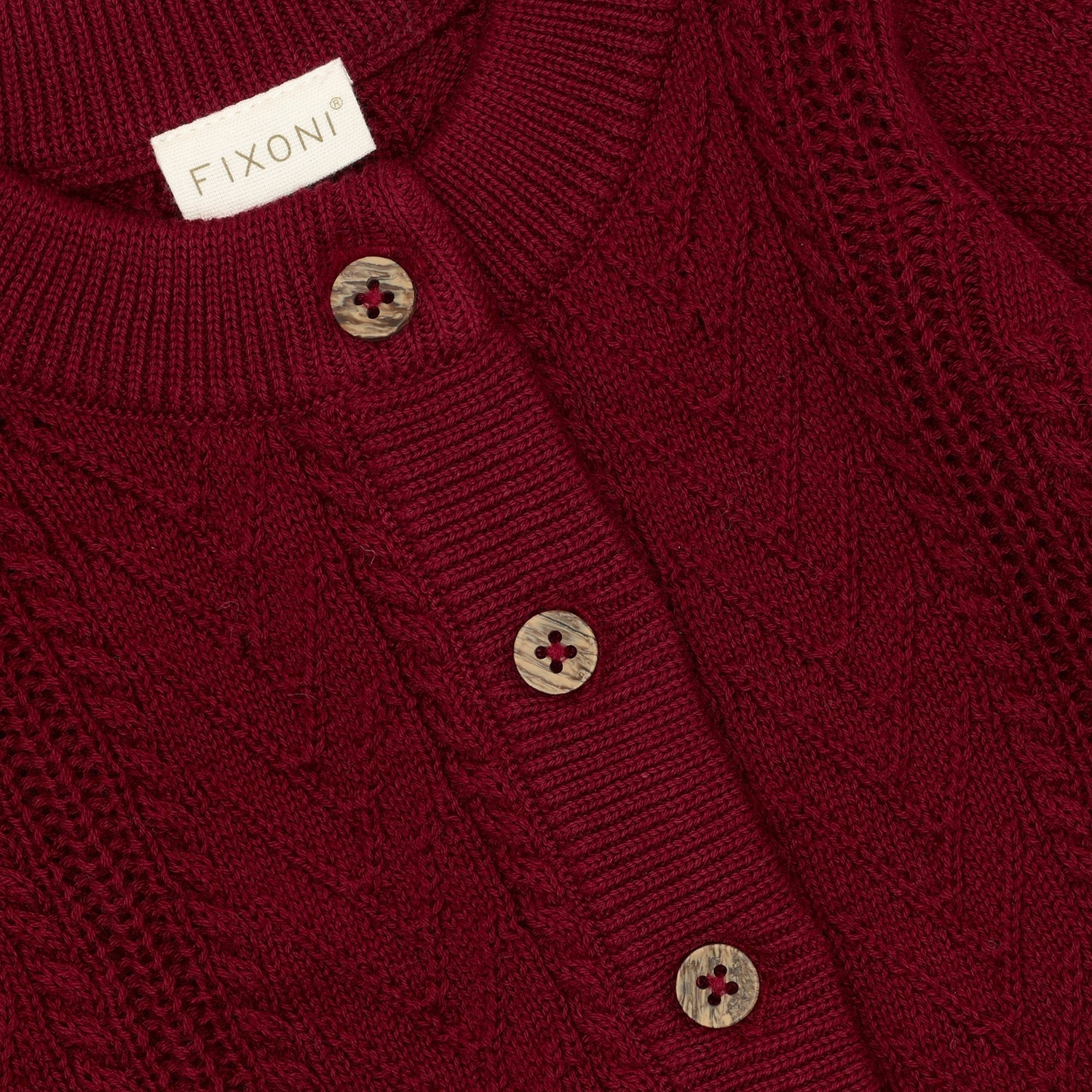 Fixoni - Cardigan Tibetan Red