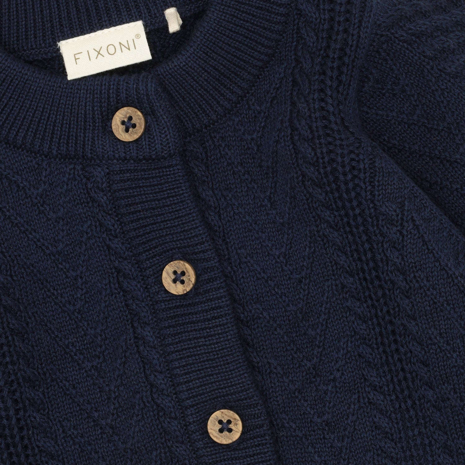 Fixoni - Cardigan Navy Blazer
