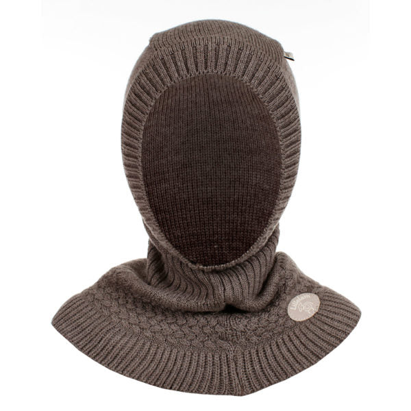 Lillelam - Lue Med Hals Balaclava, Brun