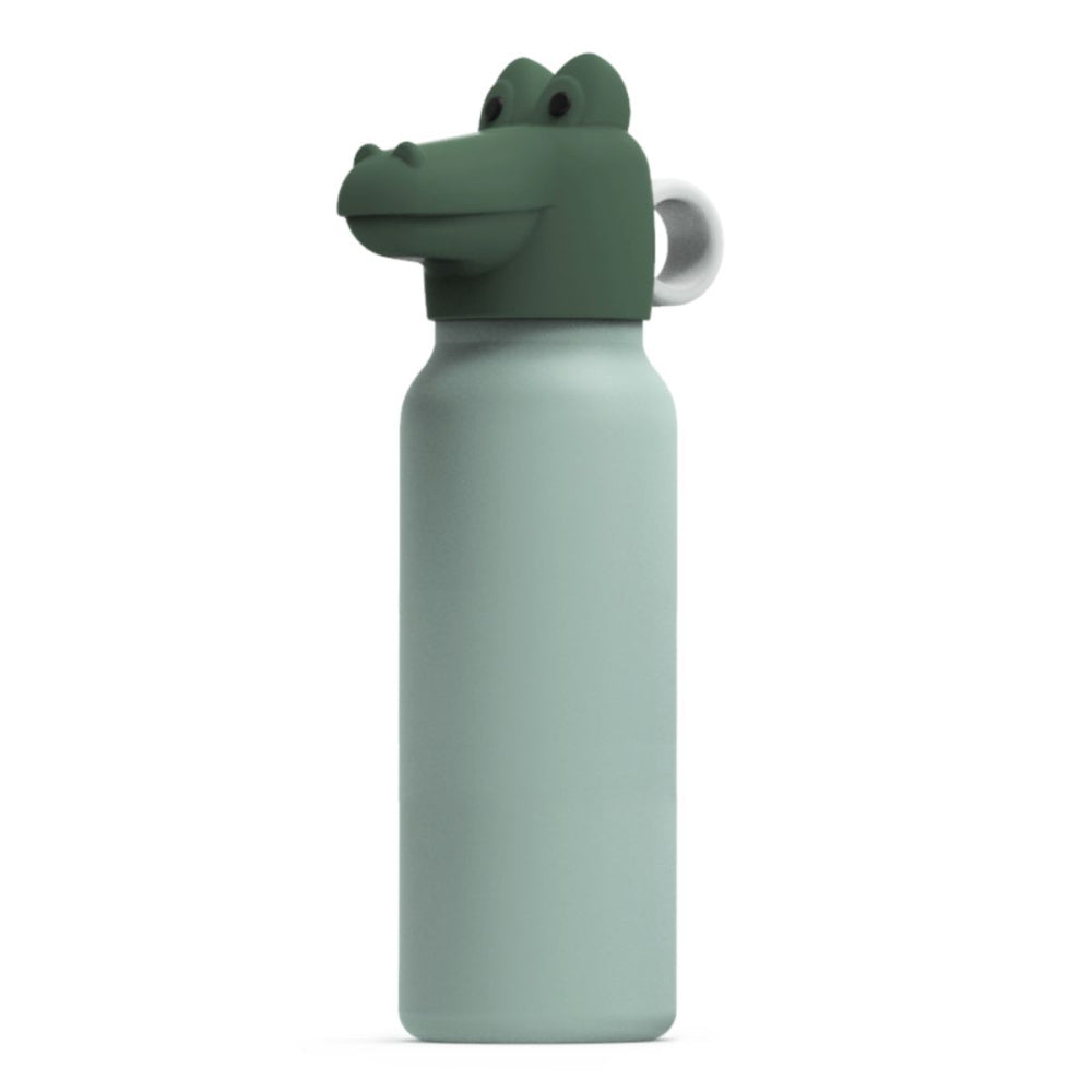Liewood - Drikkeflaske 350ml Falk Krokodille Peppermint / Garden Green
