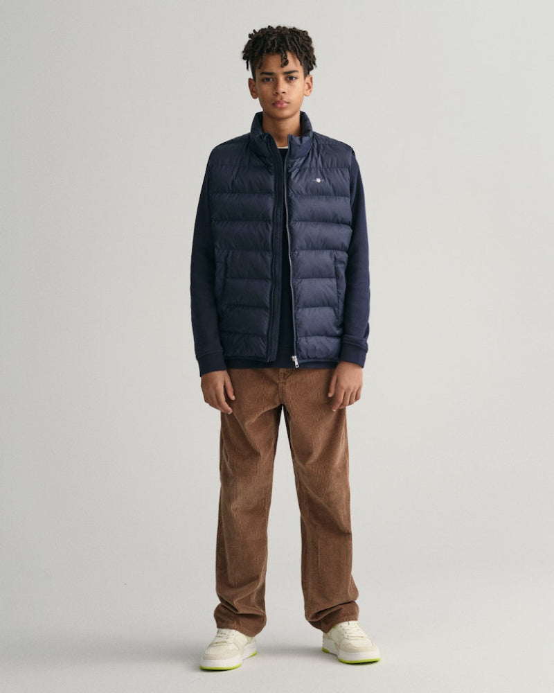 Gant - Vest Vattert Shield Evening Blue