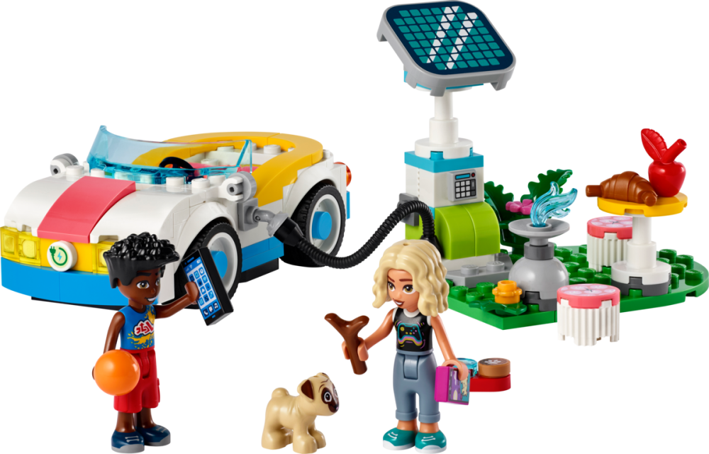 LEGO - Friends Elbil og ladestasjon