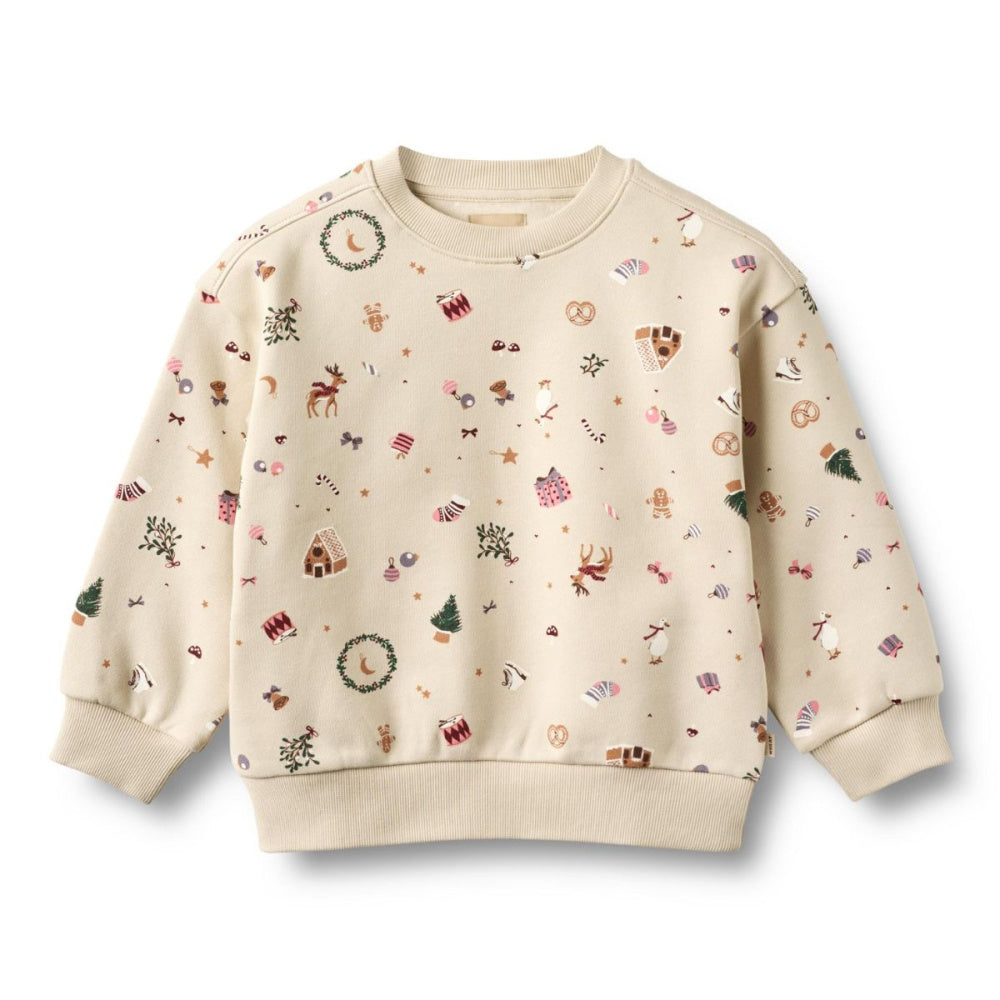 Wheat - Julegenser Sweat Elliot Offwhite Holiday