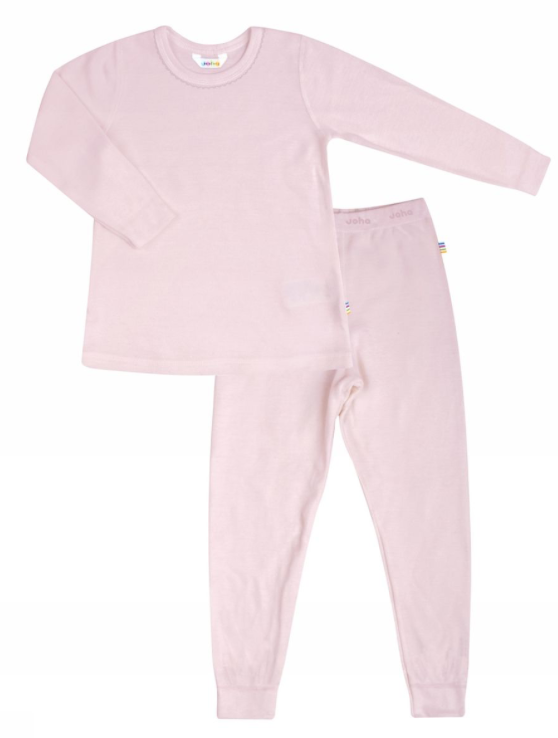Joha - 2-Delt Pysjamas Basic i Bambus Old Rose