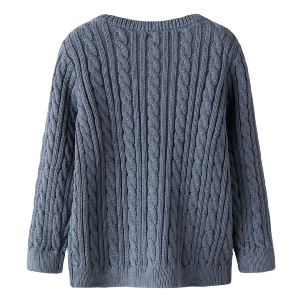 Name It - Cardigan Roman Knit Flint Stone