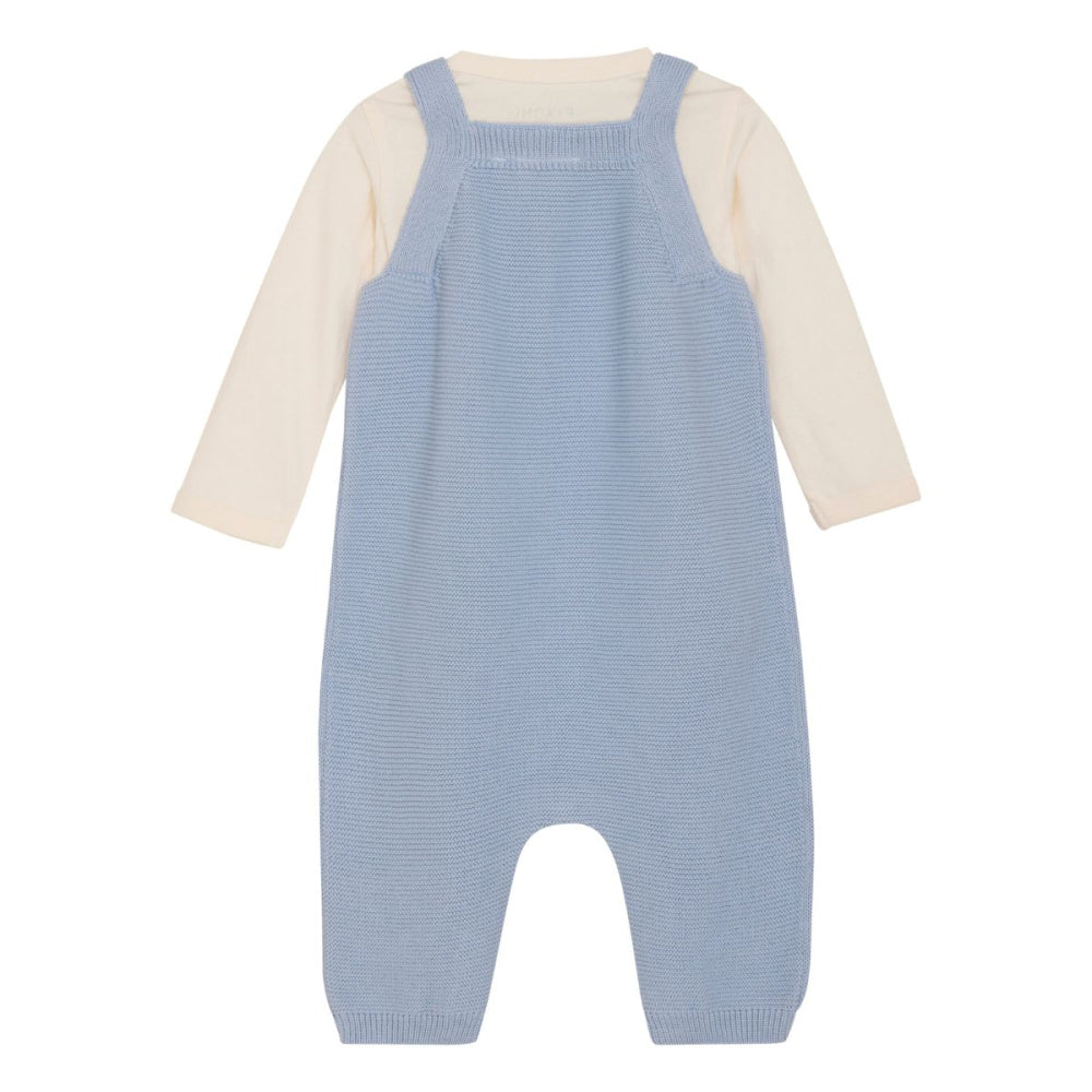 Fixoni - Babysett Body og Strikket Sparkebukse Zen Blue