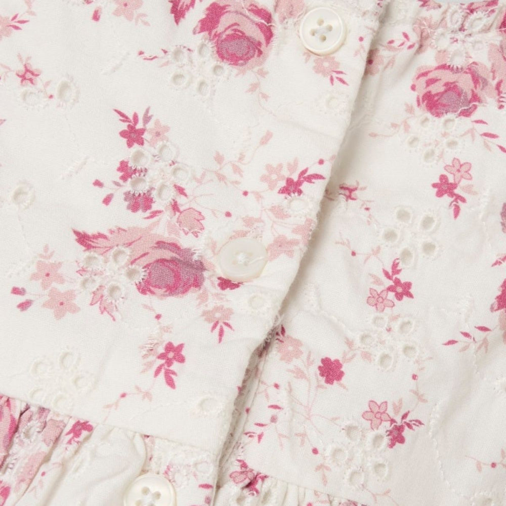 Name It - Kjole Baby Embroder Cloud Dancer