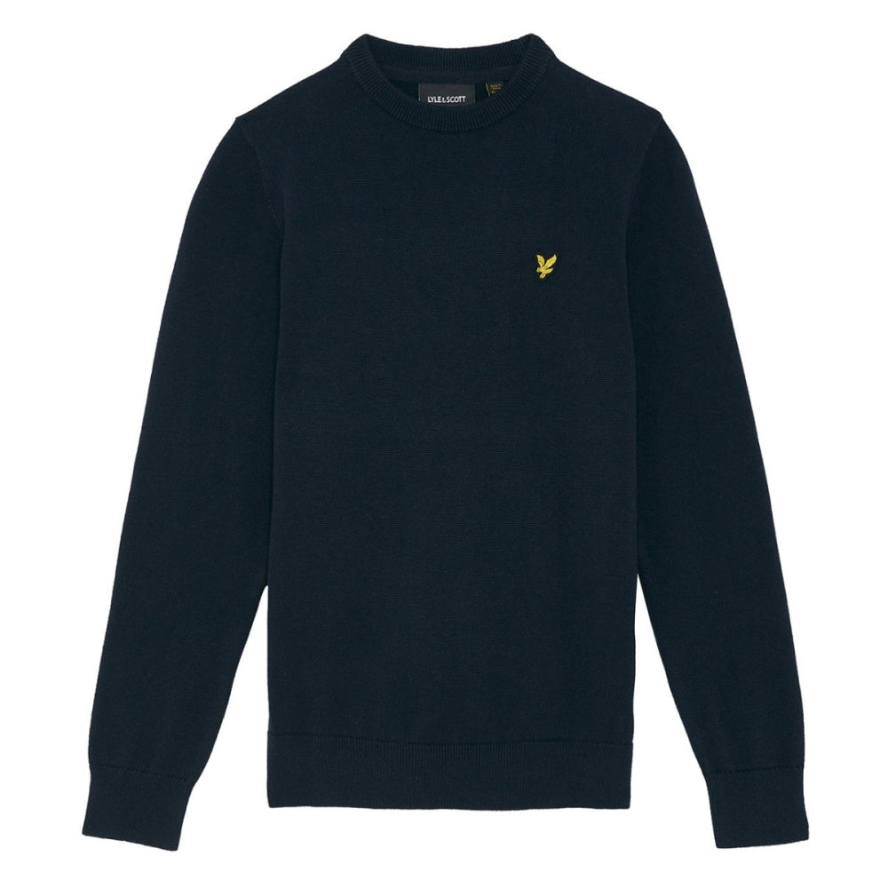 Lyle & Scott - Genser Crew Neck Dark Navy