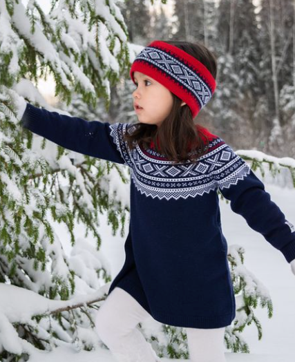 Marius Kids - Marius Ullkjole Rundstrikk Navy