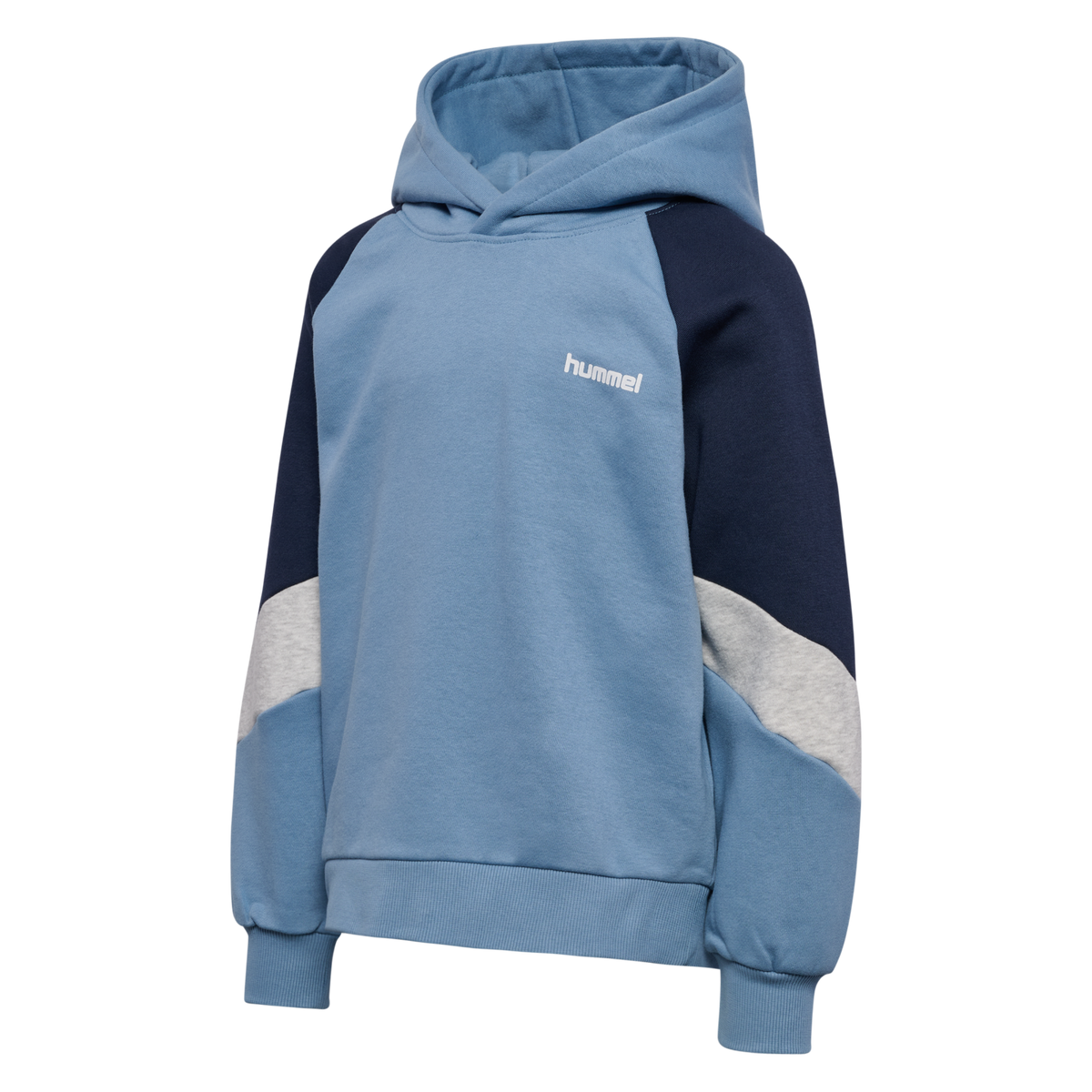 Hummel - Hettegenser Jr Loose Blocked Faded Denim