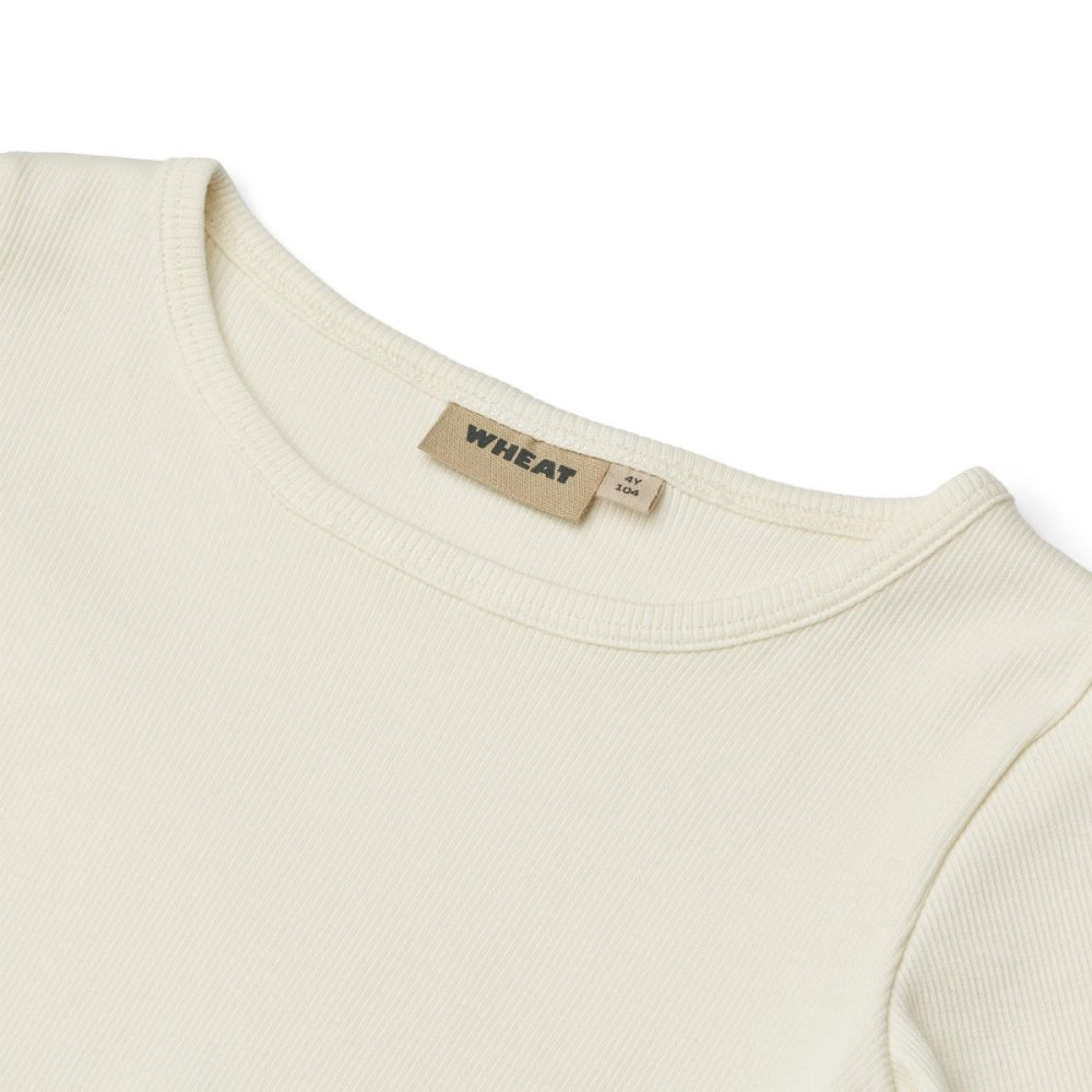 Wheat - Genser Rib Jersey Ida Ivory