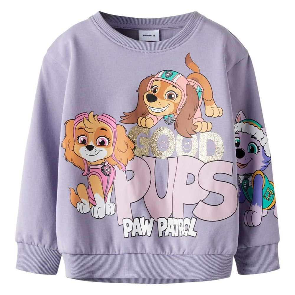 Name It - Genser Sweat Paw Patrol Jara Lavender Gray