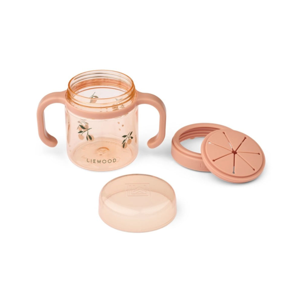 Liewood - Snackkopp Enyo 280ml Peach / Sea Shell