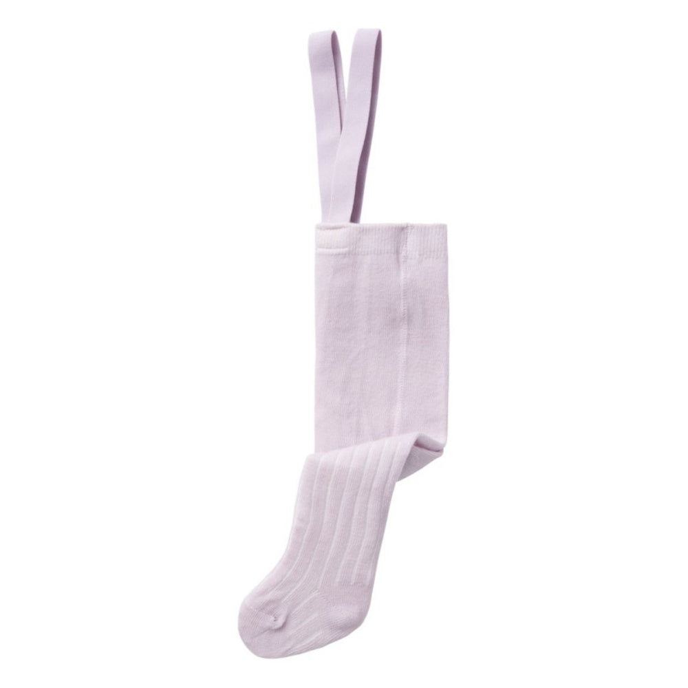 Name It - Strømpebukse Rib Ull Baby Wakma Lilac Ash
