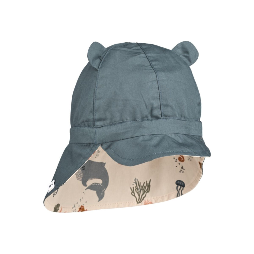 Liewood - Solhatt Reversible Gorm Sea Creature / Sandy
