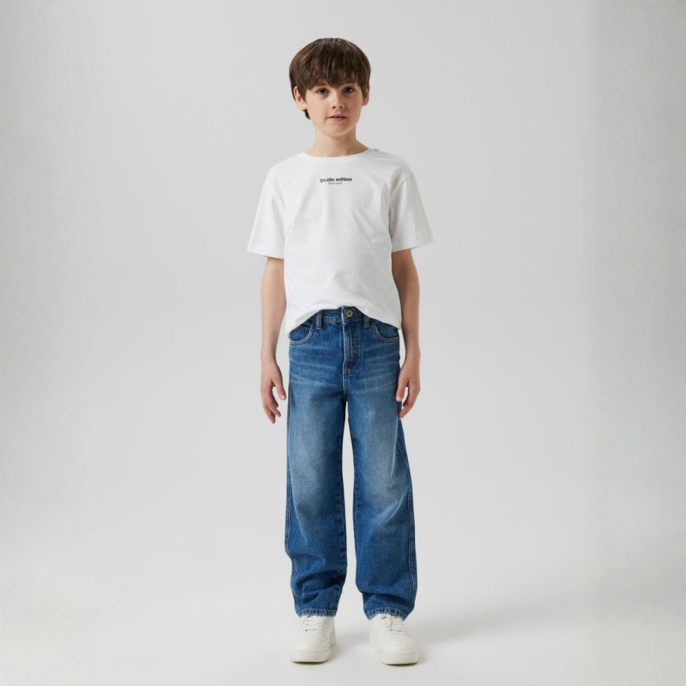 Name It - Bukse Jeans Ryan Jr Loose Medium Blue Denim