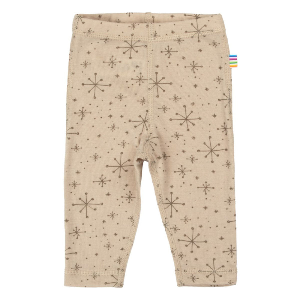 Joha - Longs i Ull Snøfnugg Beige