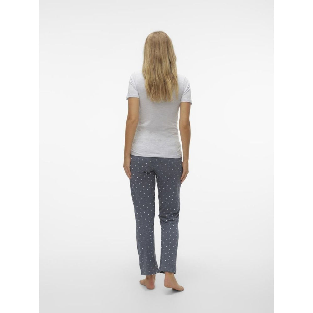 Mamalicious - Mamma-pyjamas 2-delt Mira Grå/ Stjerner