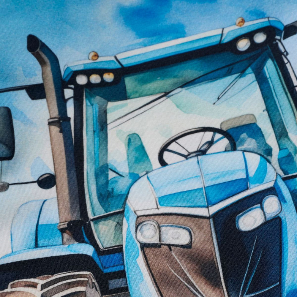 Minymo - Genser Traktor Blå Blue Nights