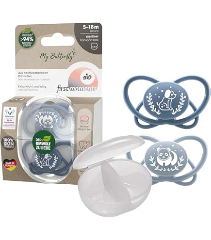 Nip- Smokker 2pk 16-32 mnd "My butterfly" Blå