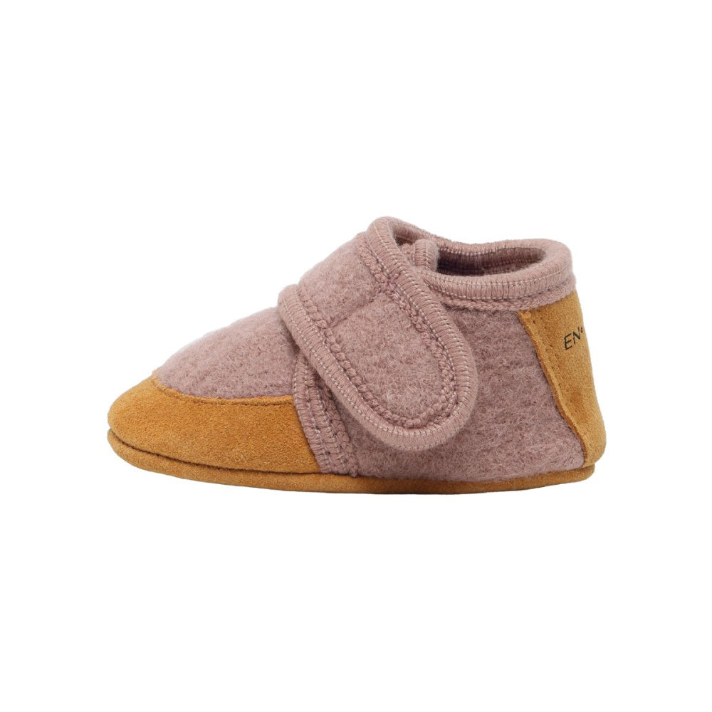 En Fant - Tøfler i Ull/ Suede Bark