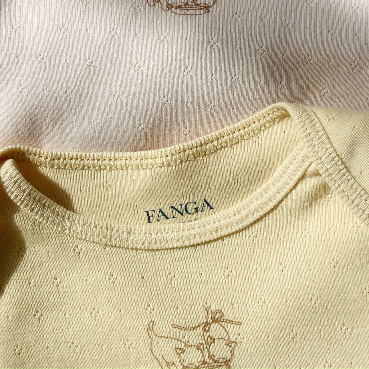Konges Sløjd - Body 2-pk Perla Banana Crepe/ Creole Pink