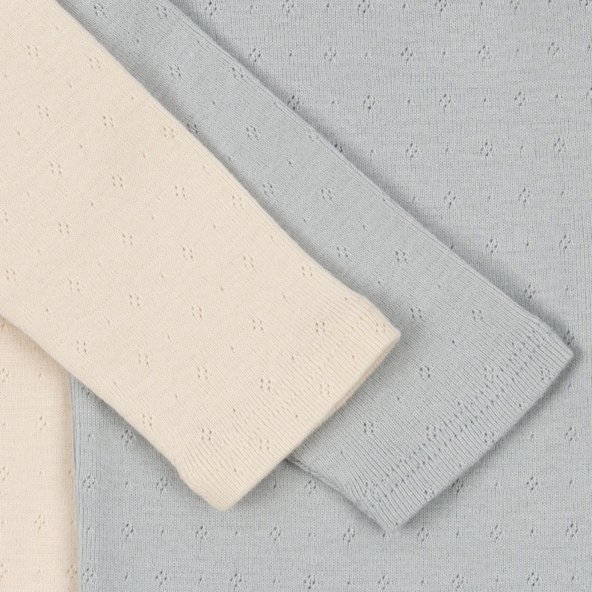 Konges Sløjd - Body 2-pk Perla Buttercream/ Pearl Blue