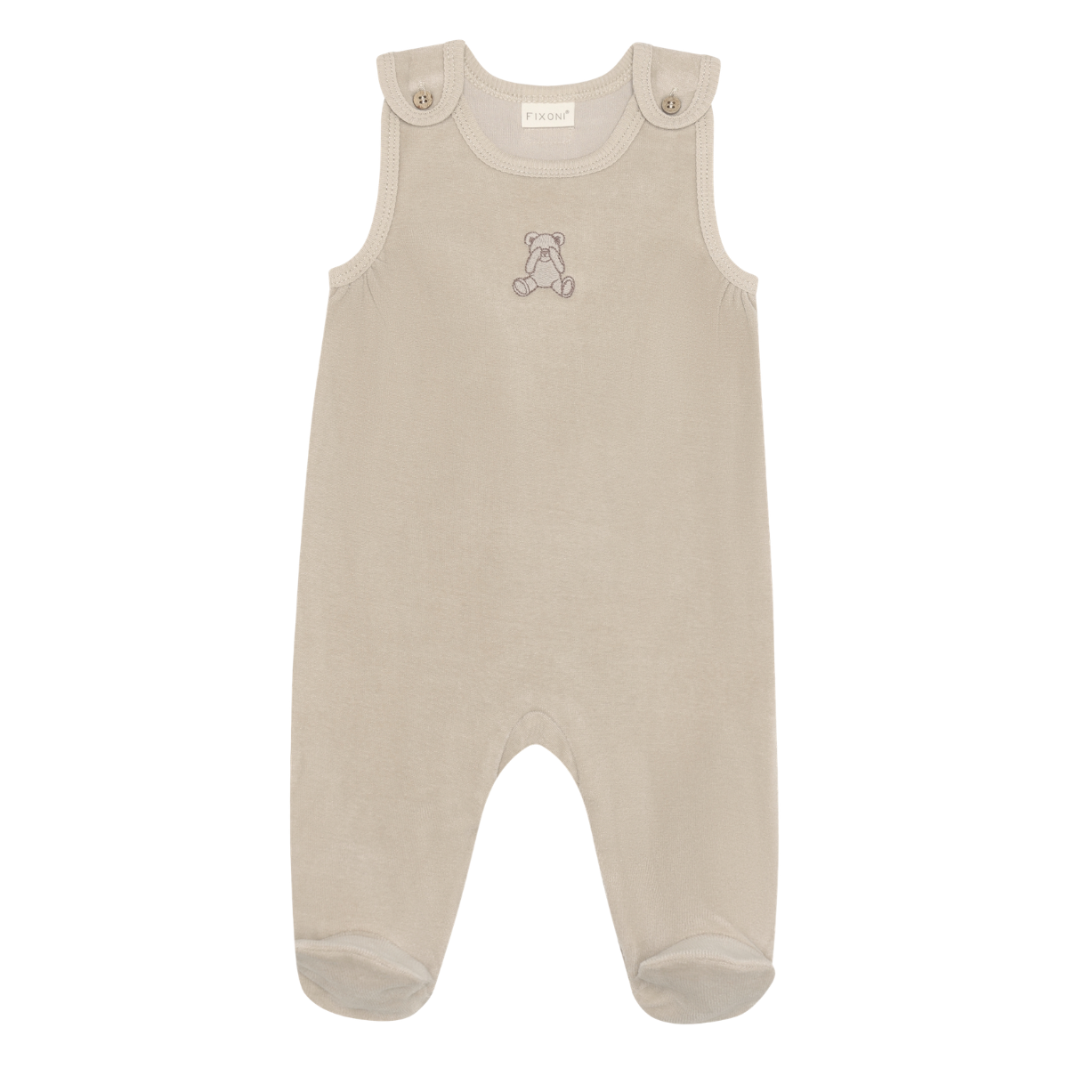 Fixoni - Babysett Body og Sparkebukse Velour Pure Cashmere