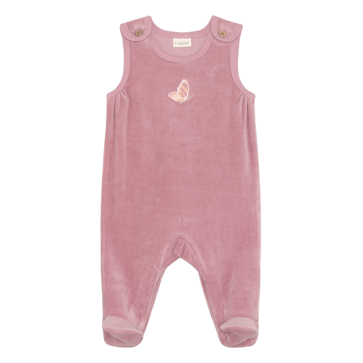 Fixoni - Babysett Body og Sparkebukse Velour Lilas