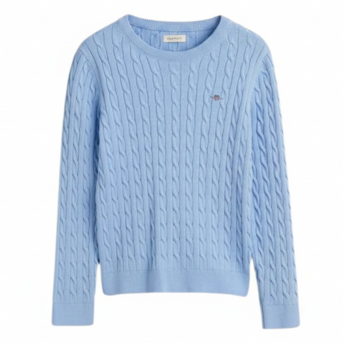 Gant - Genser Kabelstrikk Shade Blue