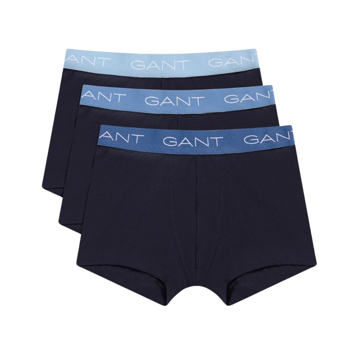Gant - Boxere 3-pk Contrast Waistband Evening Blue