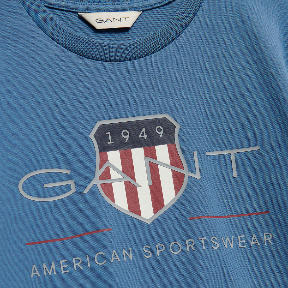 Gant - T-skjorte Archive Shield SS Salty Sea
