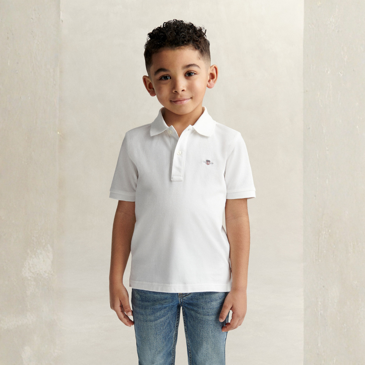 Gant - Pique Shield SS Polo White