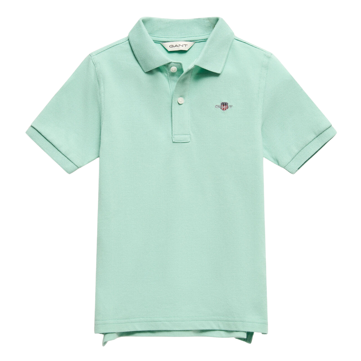 Gant - Pique Shield SS Polo Washed Turquoise