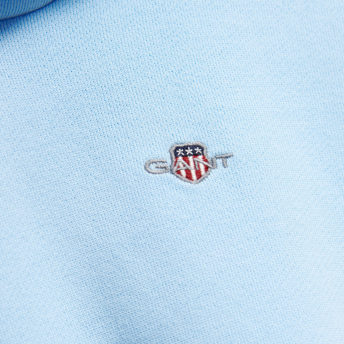 Gant - Hettegenser Shield Hoodie Sky Blue