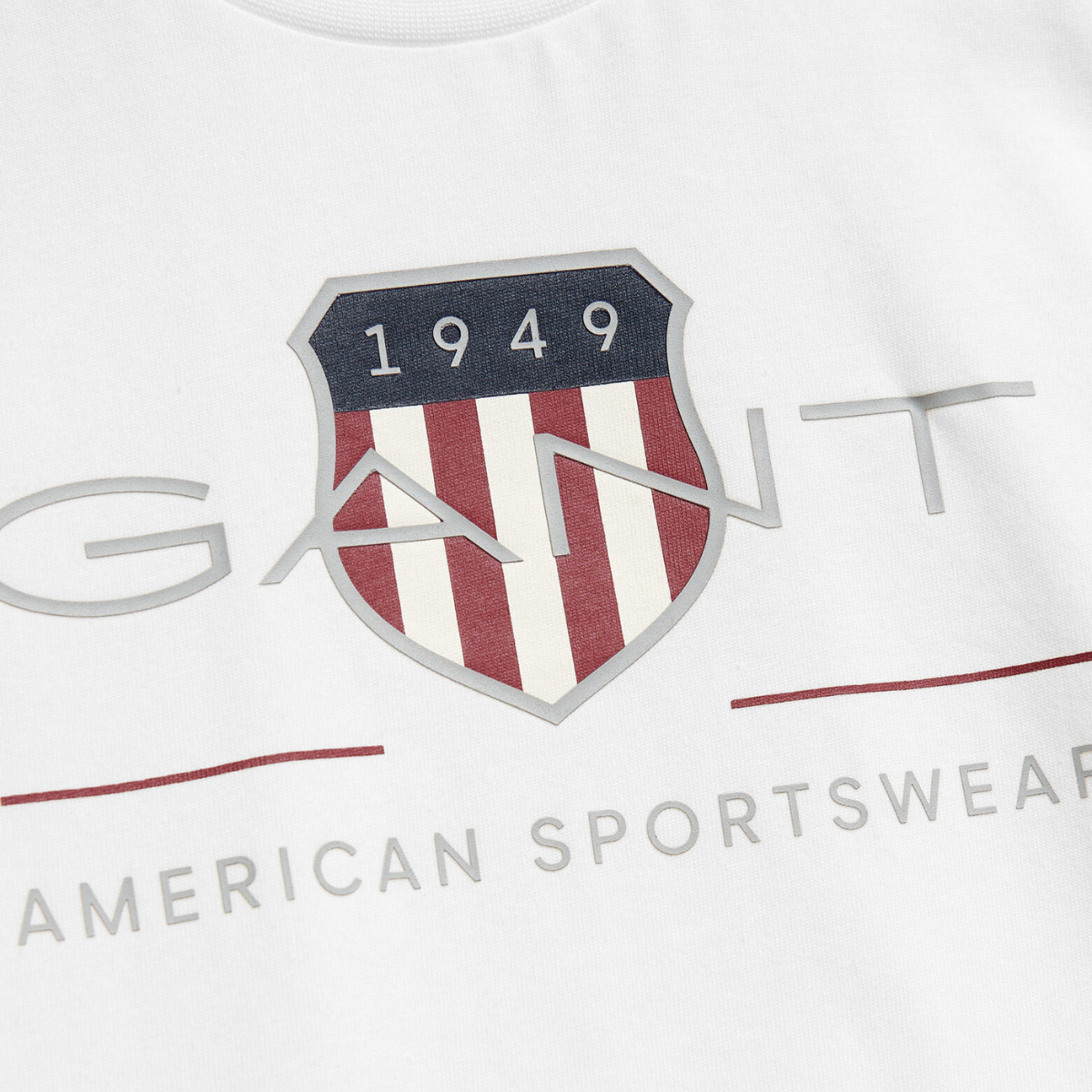 Gant - T-skjorte Archive Shield SS White