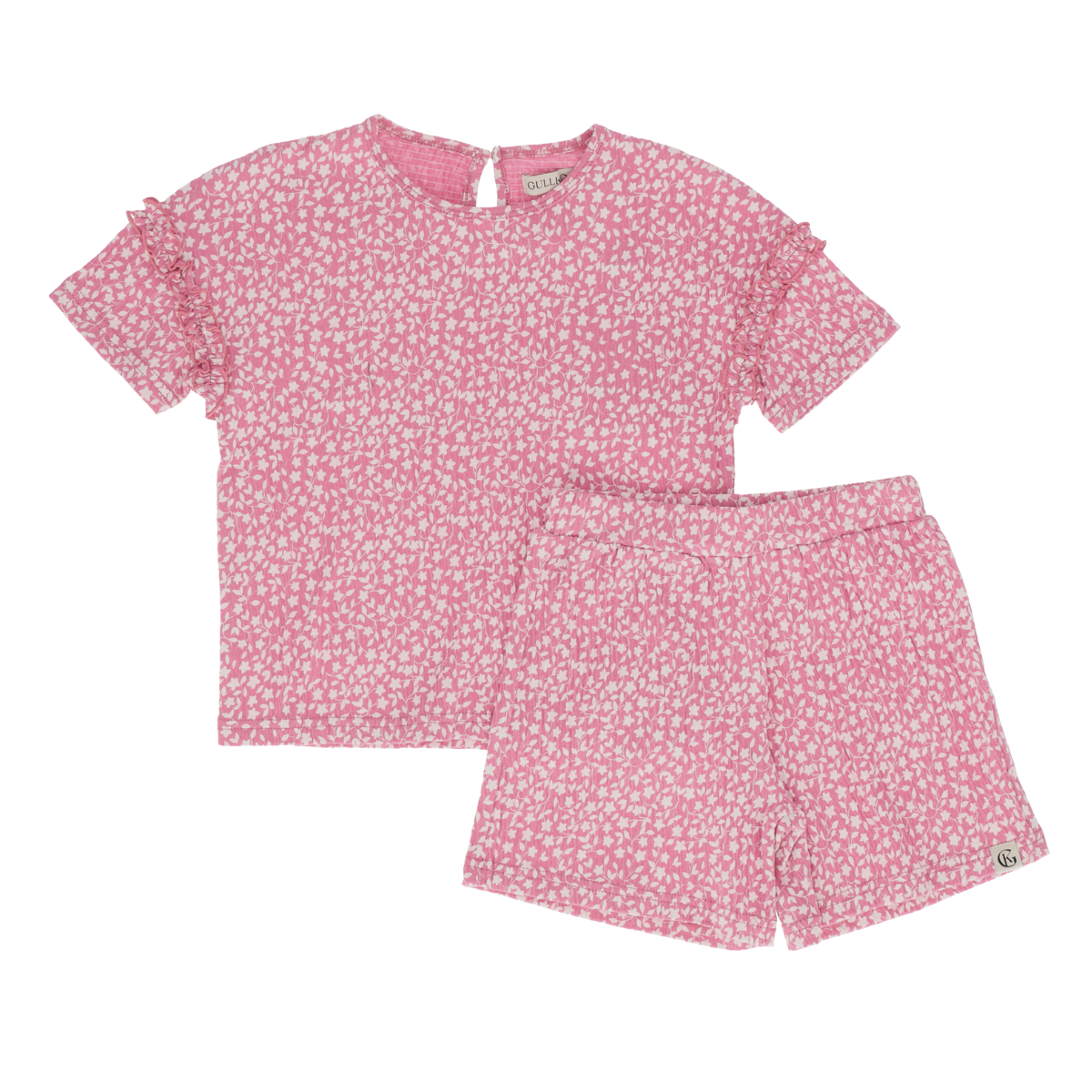 Gullkorn - 2-delt Sommersett Kaoli Rosa Print