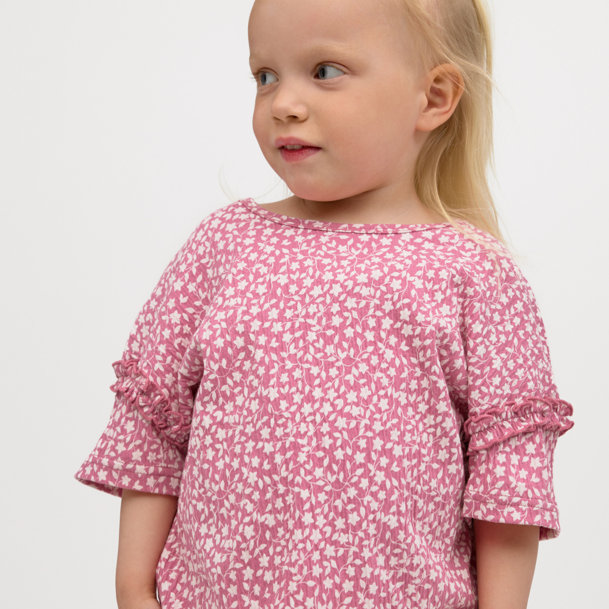 Gullkorn - 2-delt Sommersett Kaoli Rosa Print