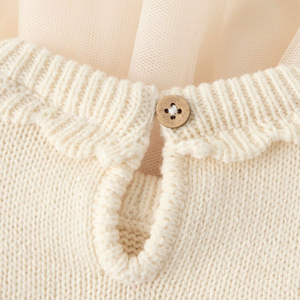 Lil'Atelier - Kjole Baby Sarina Knit Pistachio Shell